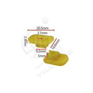 Xinyida K481 Roof Trim <b>Clips</b> For Tesla <b>Cars</b> Yellow Replacement Fasteners Auto Repair Parts - Product Image 3