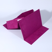 Boîte cadeau personnalisée en carton ondulé pliable magnétique avec gaufrage, estampage à chaud et impression UV pour bijoux, montres, lunettes, cosmétiques de luxe