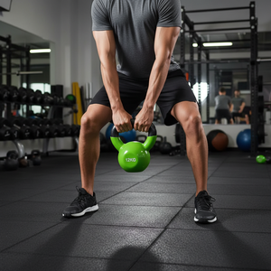 Kettlebell de compétition en fonte 5-25 kg pour entraînement à domicile – Durable, écologique, portable, revêtement en caoutchouc, unisexe - Product Image 6
