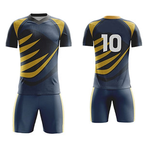 High Quality Customized Breathable Lightweight Short Sleeve <b>Soccer</b> Uniforms High Quality Custom Color <b>Soccer</b> Uniform - Product Image 1