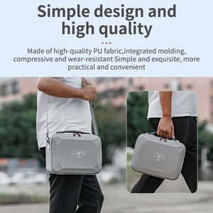 Startrc กระเป๋าสะพายไหล่สำหรับเดินทางแบบพกพาสำหรับ DJI Air <span class=keywords><strong>3</strong></span>, RC-N2รีโมทคอนโทรลหนัง PU Air <span class=keywords><strong>3</strong></span>สำหรับอุปกรณ์เสริมโดรน - Product Image 3