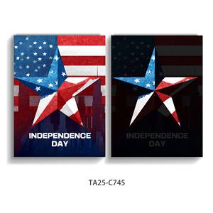 Pintura Moderna en Lienzo LED con Diseño de Bandera Estadounidense y Estrellas para Decoración del Hogar y Espacios Comerciales - Product Image 6