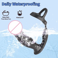 Vibrateur anal pour hommes avec télécommande sans fil à 10 fréquences de vibration + bouton, 100% étanche, jouets sexuels pour hommes