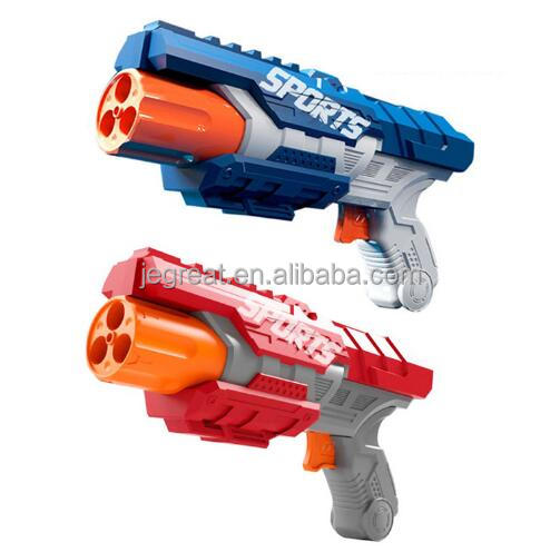 2024 New Toy Blaster with 10pcs Sucker Tip Eva Foam Darts Plastic Material