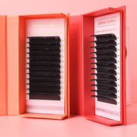 Bulu Mata Palsu Grosir 0.05 Cc 8-25mm Baru Velvet Matte Hitam 0.03 0.05 0.07 0.10 Cashmere Lashes Volume Eyelash Extension