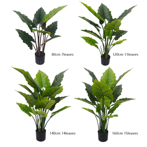 Plantas artificiales árbol decoración del hogar plástico bonsái planta árbol decoración artificial Taro - Product Image 6