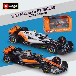 Bburago 1/43 modelo de coche fundido a presión aleación Mcl60 Mclarenn 2023 #4 #81 Formulaa un modelo de coche de Metal juguetes colección de exhibición - Product Image 5