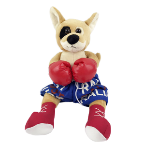 Nouvelle peluche kangourou boxeur, <span class=keywords><strong>gants</strong></span> en peluche super doux, rembourrage en coton PP, animal en peluche amusant pour enfants, cadeau - Product Image 1