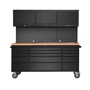 Nhiệm vụ nặng nề hội thảo 430 thép không gỉ công cụ Tủ ngực nhà để xe chống biến dạng chống cháy bàn làm việc với ngăn kéo lưu trữ - Product Image 2