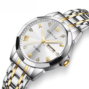 Reloj de Cuarzo para Hombre, Diseño Clásico de Negocios, Acero Inoxidable, Manecillas Luminosas HD, Números Romanos, Calendario, Casual, OEM ODM - Product Image 5