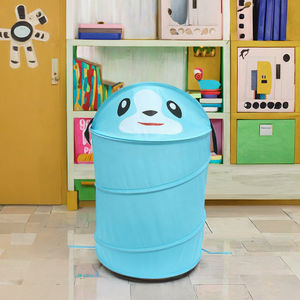 Greenlife Reusable Modern Cute Cartoon Design Foldable Polyester 34x55cm Laundry Basket <b>Camp</b> Use Clothes <b>Blankets</b> Toys Model - Product Image 3