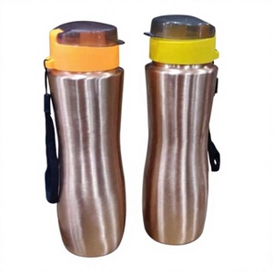 Carbon Steel Leakproof Eco-Friendly Foldable Sport Water Bottle <b>Straw</b> Cap Anti-Corrosion Coating Dishwasher Safe for Adults - Product Image 1