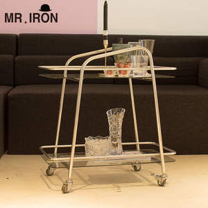 सरल परिवार बेडरूम ट्राली शेल्फ कमरे में रहने वाले शराब होटल स्टेनलेस स्टील ट्राली - Product Image 4