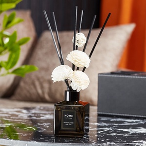 Bán Hot 120Ml Màu Đen Sậy Khuếch Tán Chai Thủy Tinh Với Bảo Quản Hoa - Product Image 3