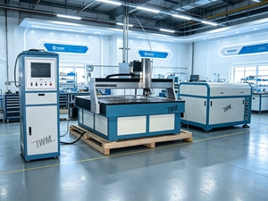 Machine de découpe au jet d'eau CNC industrielle haute sécurité pour le marbre, la céramique, la mosaïque, le verre avec une précision de 0,1 mm - Product Image 3