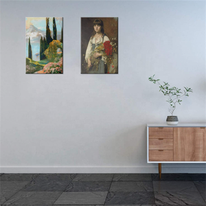 Nghệ thuật cáng thanh vải Khung ảnh Tranh thêu đầy đủ treo khung thăng hoa khung gỗ DIY - Product Image 4