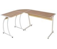 Bureau d'ordinateur en forme de L, table d'écriture, plateau lisse, bureau moderne pour la maison, poste de travail, bureau d'étude, bureau d'ordinateur portable