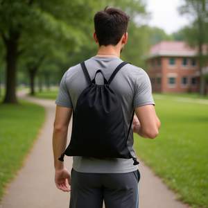 Zaino con Coulisse Ilan 34x42 Cm Nero, Borsa Sportiva - Product Image 3