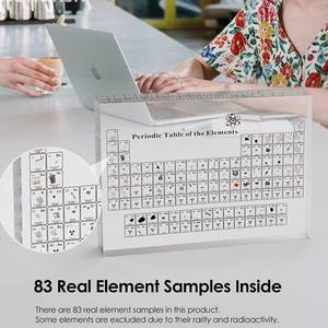 Exhibición de <span class=keywords><strong>tabla</strong></span> <span class=keywords><strong>periódica</strong></span> acrílica con muestras de elementos para publicidad de adornos y regalos o como herramienta útil - Product Image 3