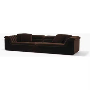 Sofá Modular en Forma de L de Tela de Pana de Lujo Moderno Disen, Sofá Modular de Tela, Sofá Curvo, Sofá con Descuento para Villa - Product Image 2