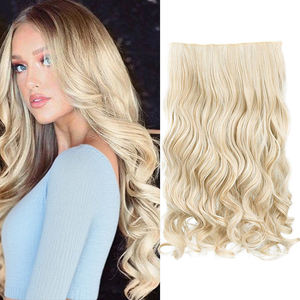 Extensions de cheveux invisibles à fil transparent réglable pour femmes, postiche <span class=keywords><strong>secret</strong></span> à ligne de pêche en une seule pièce - Product Image 1