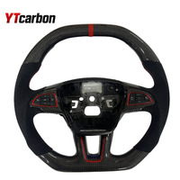 YTcarbon accessoires Auto personnalisés pour Focus III Focus MK3 Kuga Ecosport RS ST ST-Line Grand C-MAX volant de voiture d'évasion