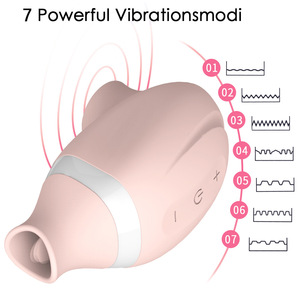 Vibrateur à succion AOLAN 7 vitesses, stimulation du mamelon, langue vibrante, stimulation orale, stimulation du point G, jouets sexuels clitoridiens <span class=keywords><strong>pour</strong></span> femmes - Product Image 3