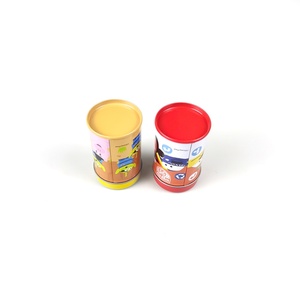 Boîte en métal ronde personnalisée avec couvercle pour le stockage du thé et des collations, vente en gros, design mignon, emballage direct d'usine - Product Image 3