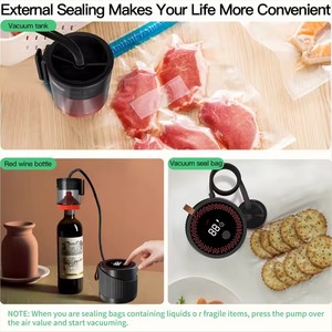 Sellador de Alimentos al Vacío Portátil para Frascos Mason, con Pantalla LED, Venta al Por Mayor - Product Image 5