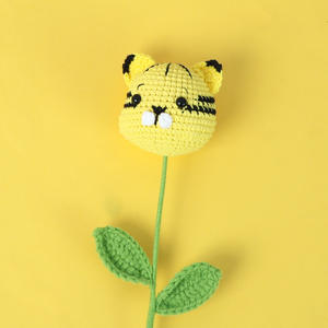 ชุดตุ๊กตาถักโครเชต์รูปสัตว์เลี้ยงในฟาร์ม วัว หมู ไก่ - Product Image 4