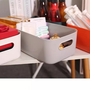 Fuheng <b>Storage</b> <b>Bins</b> <b>Plastic</b> Small Medium Large Size With Handle For Bathroom Kitchen Dormitory Organization - Product Image 2