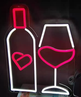 Enseignes LED Néon pour Publicité, Décoration Intérieure, Chambre, Bar, Restaurant, IP65 Étanche, Télécommande, Acrylique