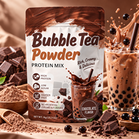 Poudre de thé aux bulles au chocolat OEM ODM, mélange protéiné, riche en protéines, faible en sucre, poudre pour boisson Boba, marque privée, 1 kg, formule personnalisée