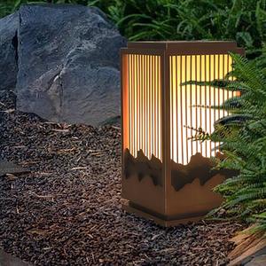 Lampadaire d'<span class=keywords><strong>extérieur</strong></span> en métal et acrylique, nouveau style zen chinois, pour jardin, villa, cour, étanche, vente en gros pour projets - Product Image 5