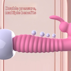 Vibrateurs lapin réalistes G-Spot pas chers, pour orgasme, inspirés de <span class=keywords><strong>Sex</strong></span> <span class=keywords><strong>and</strong></span> <span class=keywords><strong>the</strong></span> <span class=keywords><strong>City</strong></span>, petit modèle, recharge USB, rose, jouet sexuel pour femmes - Product Image 3