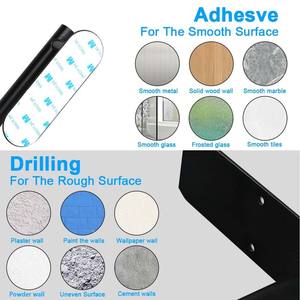 कैबिनेट रोल रैक के तहत रसोई स्टेनलेस स्टील को हॉटसेलिंग करने वाला कोई पंचिंग दीवार घुड़सवार कागज तौलिया भंडारण धारक - Product Image 5