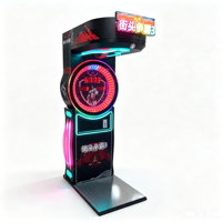 Machine de test de force de boxe commerciale à monnayeur, équipement d'arcade dynamique lumineux pour salles de jeux