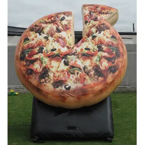 באיכות גבוהה ענק צבעוני מתנפח גדול חיצוני פיצה עבור פרסום