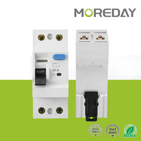 Moreday 1P Mini Disyuntor Residual AC & A Tipo Compacto MCB/RCD con Protección contra Sobrecarga Tipo Electrónico Miniatura RCBO