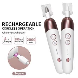 Kit de pédicure professionnel 8-en-1 avec perceuse à ongles électrique et lumière LED, outils de pédicure en plastique pour les pieds et le ponçage des ongles - Product Image 5