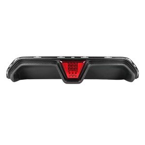 Difusor de labio de parachoques trasero de carbono seco estilo CS con alerón de luz LED para <span class=keywords><strong>BMW</strong></span> M5 F90 LCI <span class=keywords><strong>Competition</strong></span> 2020 + F90 difusor trasero - Product Image 1