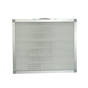Filtro de Aire Mini Plisado de Fibra de Vidrio con Marco de Aluminio HEPA H13 <span class=keywords><strong>H14</strong></span> 0.3m Porosidad 2000CFM - Product Image 3