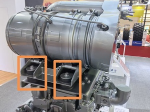 صب محرك شاحنة كتل صامتة أقدام ممتص الصدمات ، معزل - Product Image 4