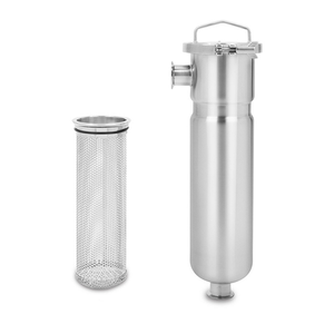 Boîtier de filtre de haute qualité et à débit élevé 40 m³/h en SUS304 avec # Panier filtrant à bière à 2 sacs, conforme aux normes de l'FDA - Product Image 2