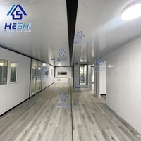 Maison conteneur préfabriquée prête à l'emploi, extensible, 20 pieds, 30 pieds, 40 pieds, avec salle de bain, maison modulaire à vendre