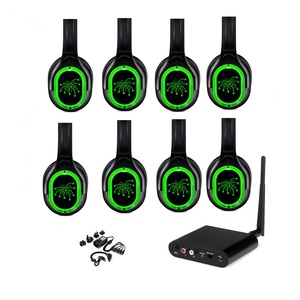 Chất lượng cao DJ im lặng hệ thống âm thanh im lặng Disco tai nghe và máy phát tùy chọn cho bữa tiệc Disco im lặng với ánh sáng Disco - Product Image 1