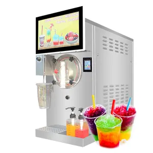 Ticari yüzlü Slushie makinesi dondurulmuş Daiquiris makinesi Margarita Slush makinesi