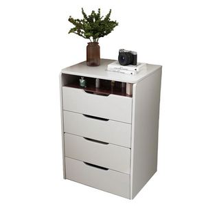 Cómoda Moderna de 3 Cajones con Estilo Minimalista, Instalación en el Suelo para Almacenamiento en el Dormitorio - Product Image 1