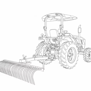 คราดไฮดรอลิก <span class=keywords><strong>ATK</strong></span> สำหรับรถแทรกเตอร์ แบบ 3 จุด สำหรับงานเกษตร ใช้กับเกียร์ สำหรับปรับระดับดิน กำจัดหิน งานหนัก รับประกัน 1 ปี - Product Image 1