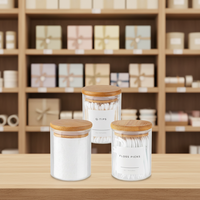 Offre Spéciale – Lot de 100 Tampons et Cotons en Coton de 10 oz avec Couvercles en Bambou Écologiques et Réutilisables, Scellés en Caoutchouc Anti-fuite, de Haute Qualité